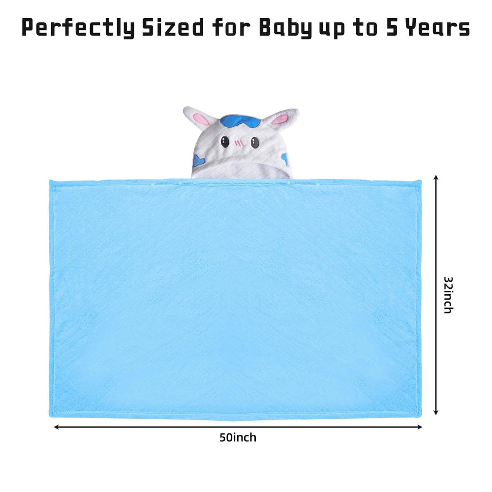 FUBANRAY hooded towel animal hood detail highlights cute design and hair-drying aid.