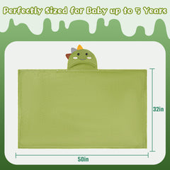FUBANRAY two-pack toddler towels large 50x32 inches offering full-body coverage