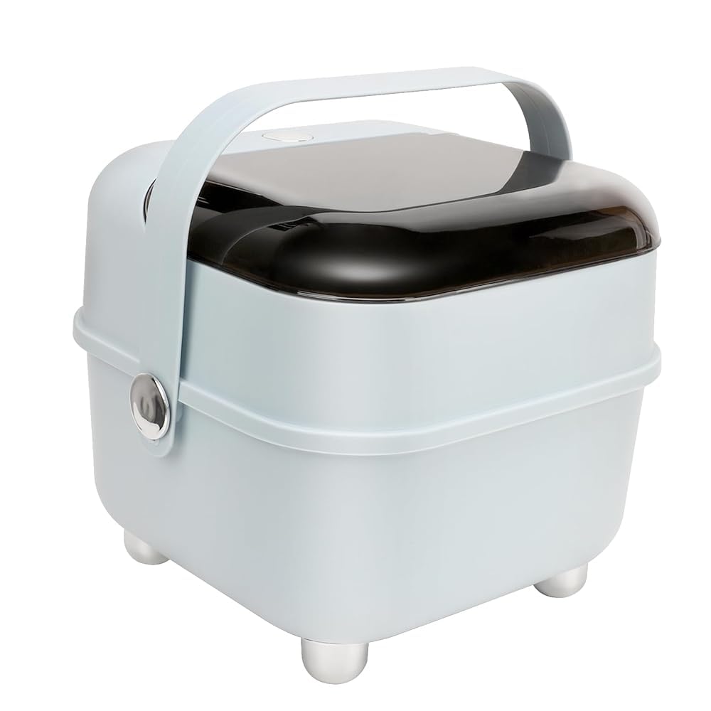 Fuerdich baby bottle organizer with lid cover keeps bottles protected and neatly arranged on counters.