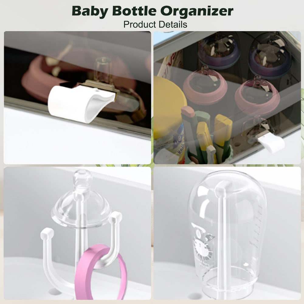 Fuerdich bottle-organizer-travel-compact-design fits countertops and trips neatly.