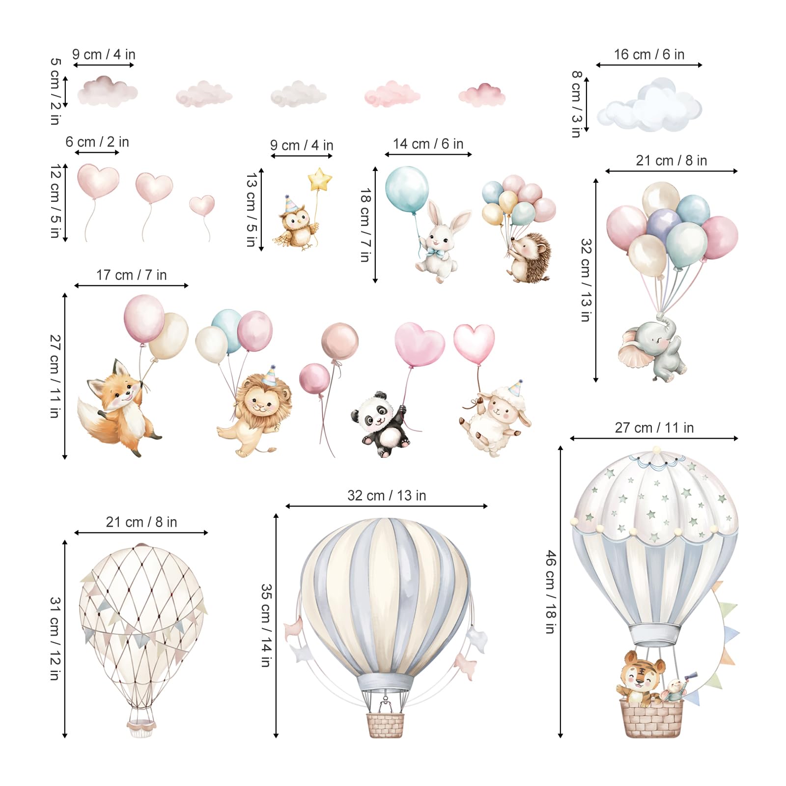 Fufuquare fox wall sticker adds cheerful character and versatile placement on smooth surfaces