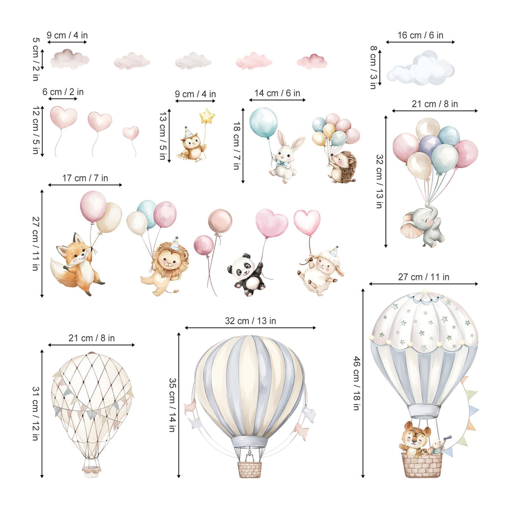 Fufuquare fox wall sticker adds cheerful character and versatile placement on smooth surfaces