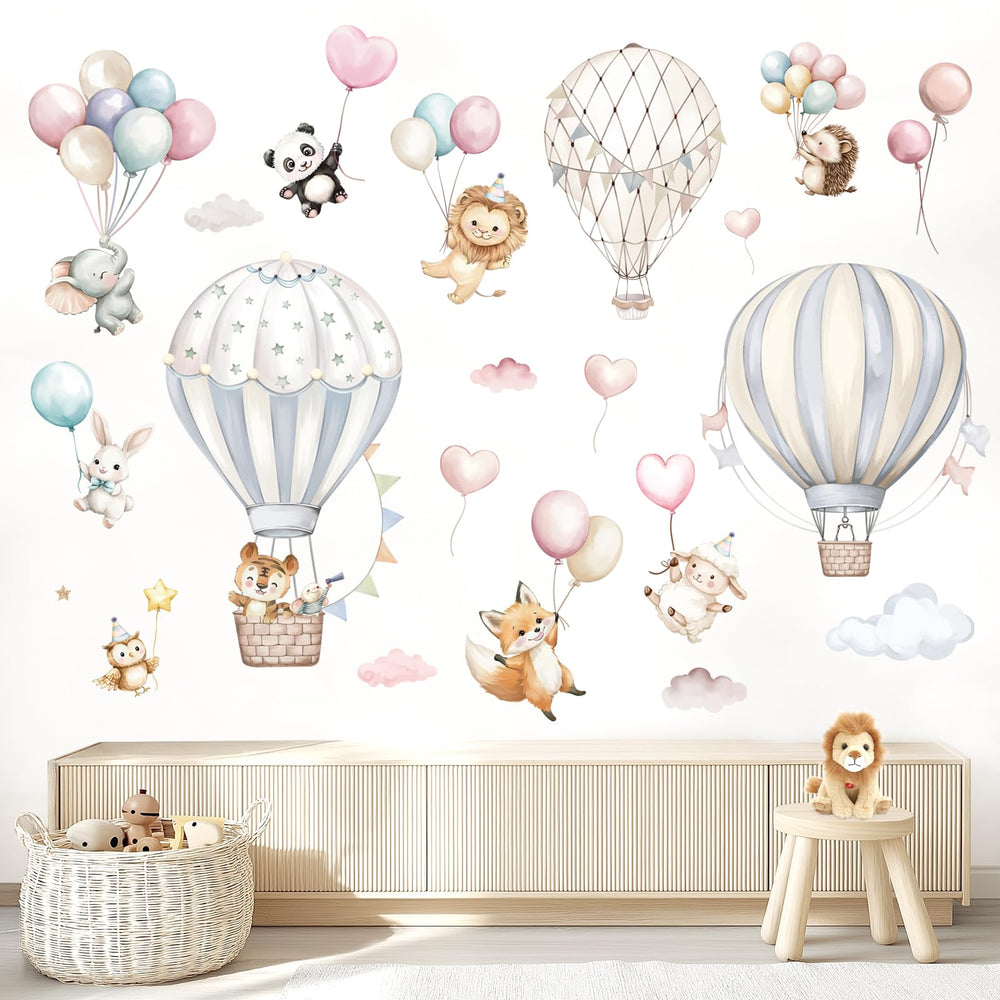 Fufuquare lamb party hat wall sticker adds playful charm and safe non-toxic decor option