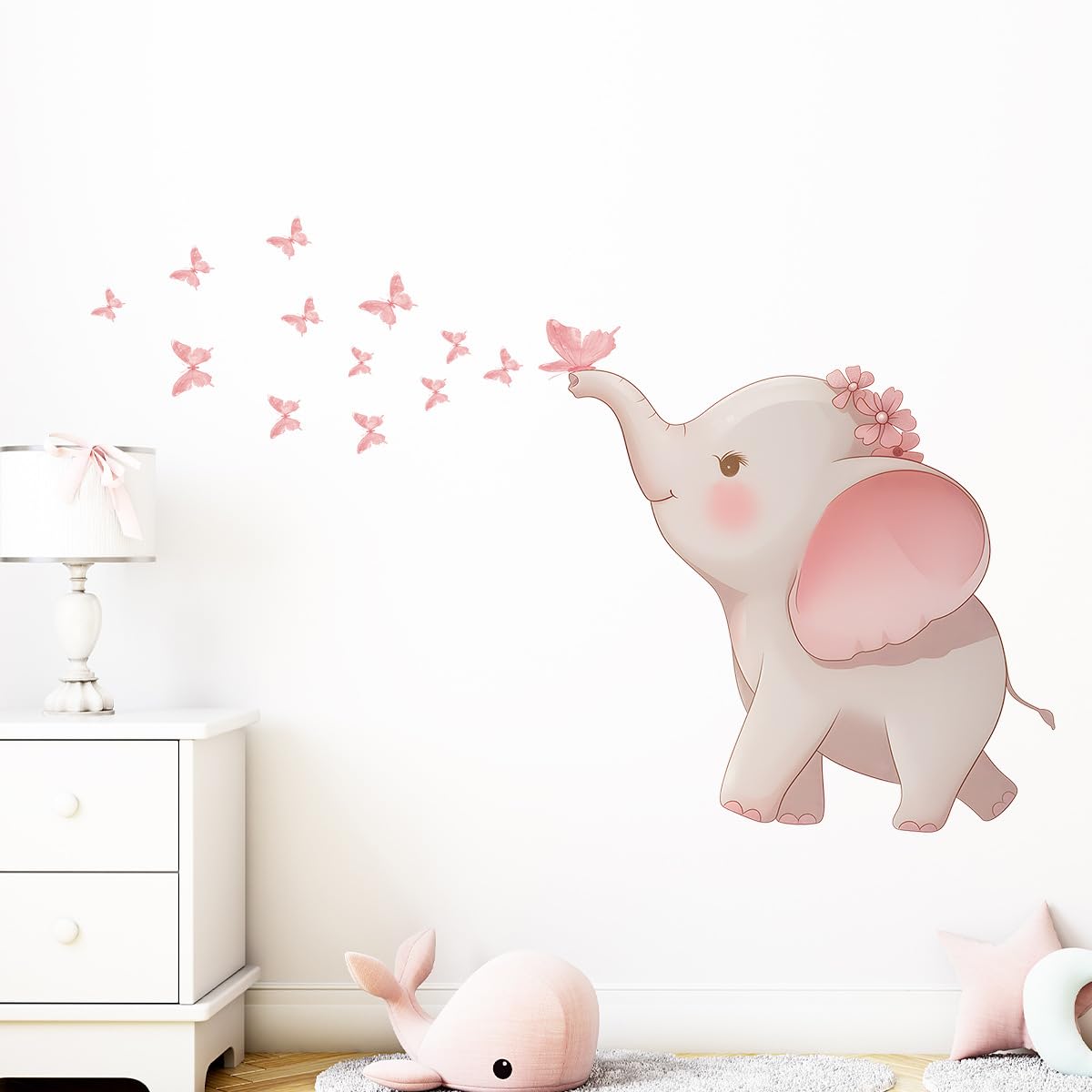FUFUQUARE nursery decor versatile on walls, windows, and furniture for playful spaces.