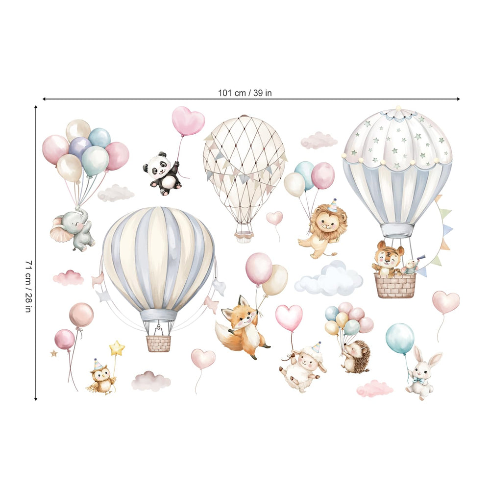Fufuquare rabbit wall sticker creates soft friendly vibe on walls suitable for kids spaces