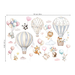 Fufuquare rabbit wall sticker creates soft friendly vibe on walls suitable for kids spaces