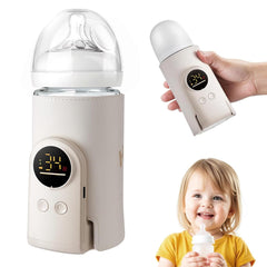 FUFVUTI 18W portable bottle warmer for travel keeps milk warm on the go.