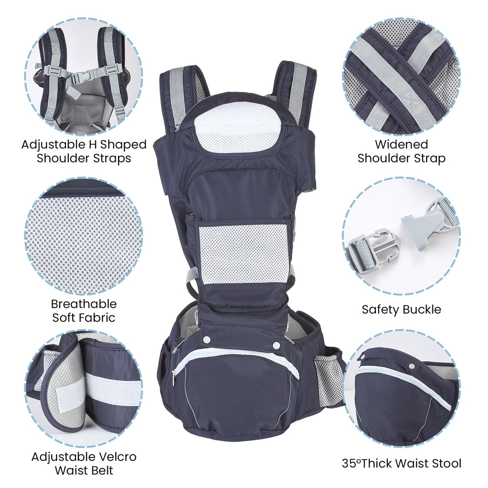 FUFVUTI baby carrier shoulder-strap comfort reduces fatigue during long carries.