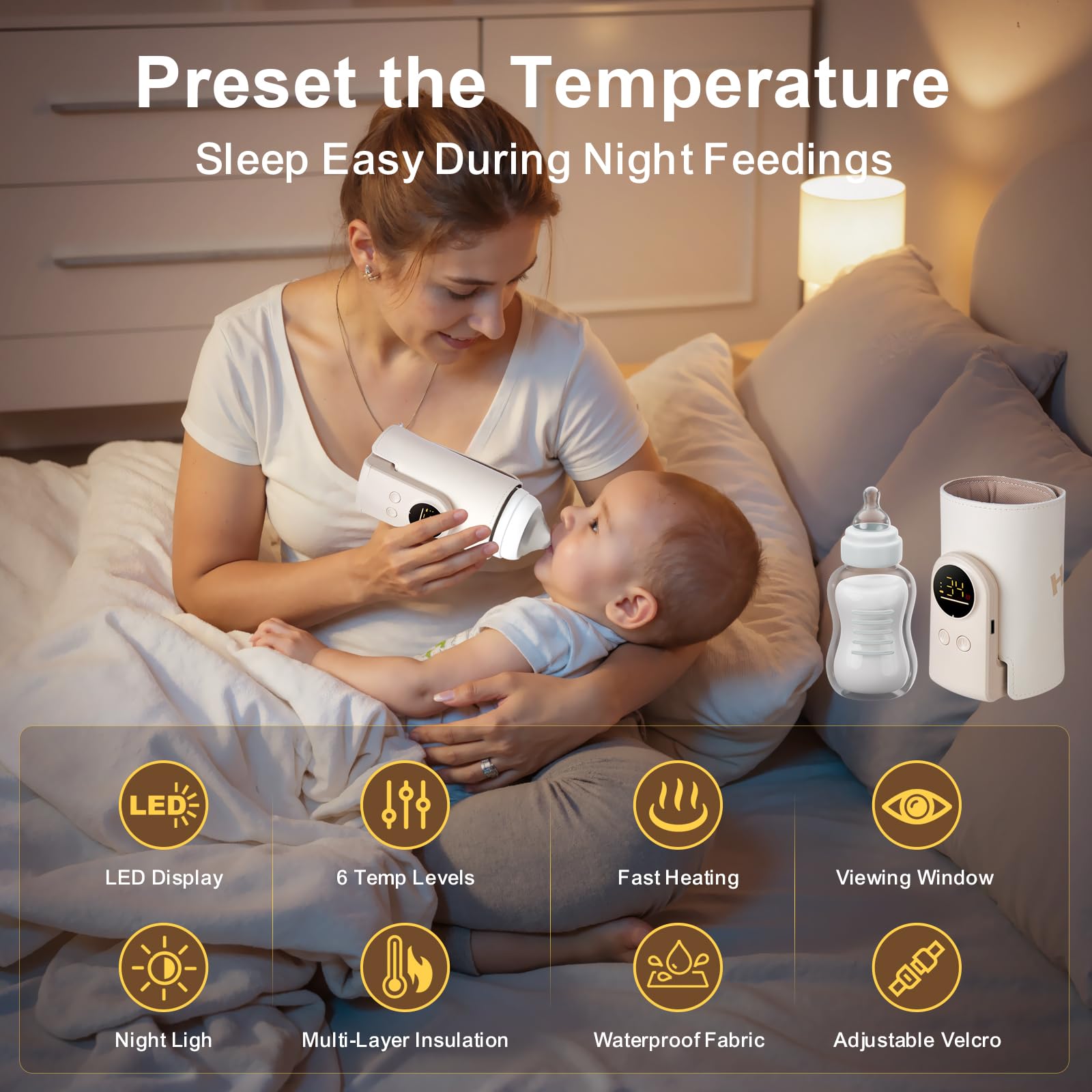 FUFVUTI easy-clean PU surface for quick wipe-down after meals.