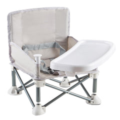 FUFVUTI portable baby chair with removable tray for easy on the go feeding
