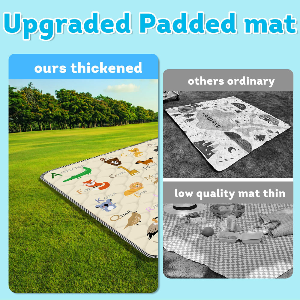 FUGWU play mat with large 50x50 area offering visual pattern stimulation