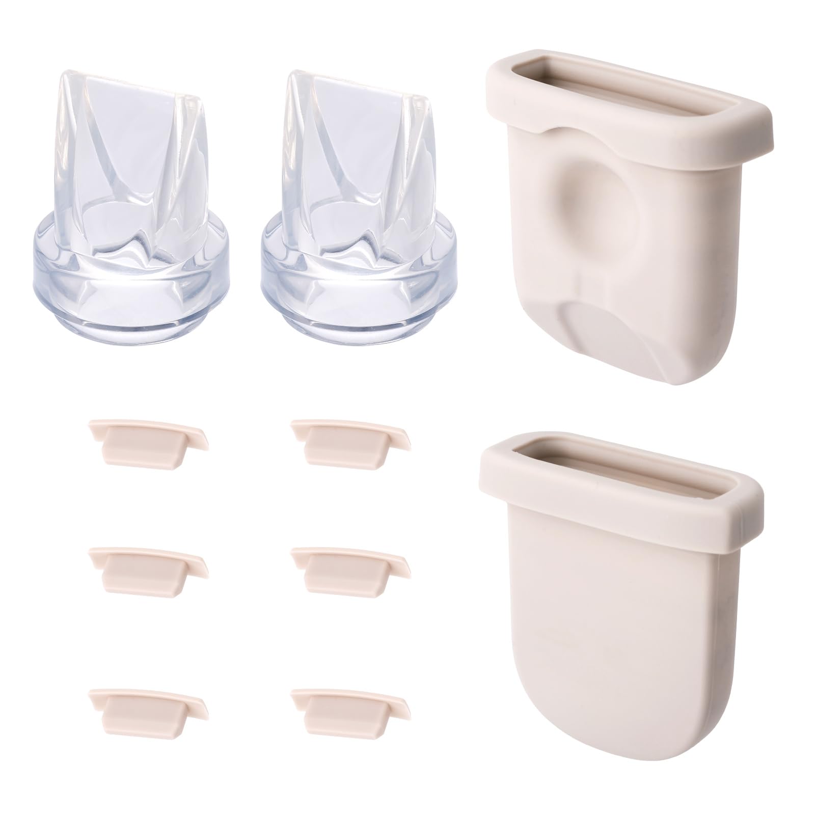 Fukaisu breast pump diaphragms set close-up showing durable silicone for reliable daily pumping