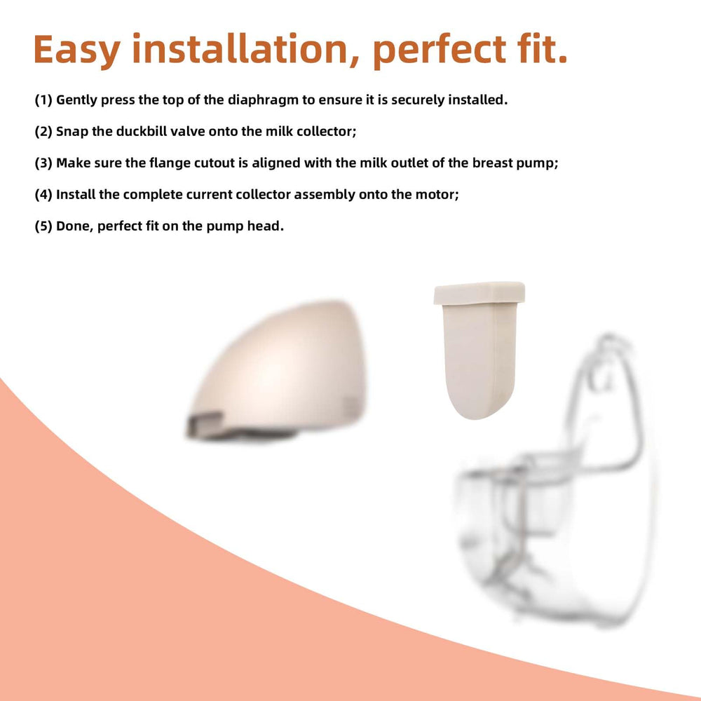 Fukaisu eufy duckbill valve with slit directs milk into bottle and prevents backflow