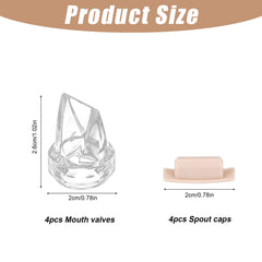 Fukaisu silicone valve closeup showing BPA-free, skin-friendly material
