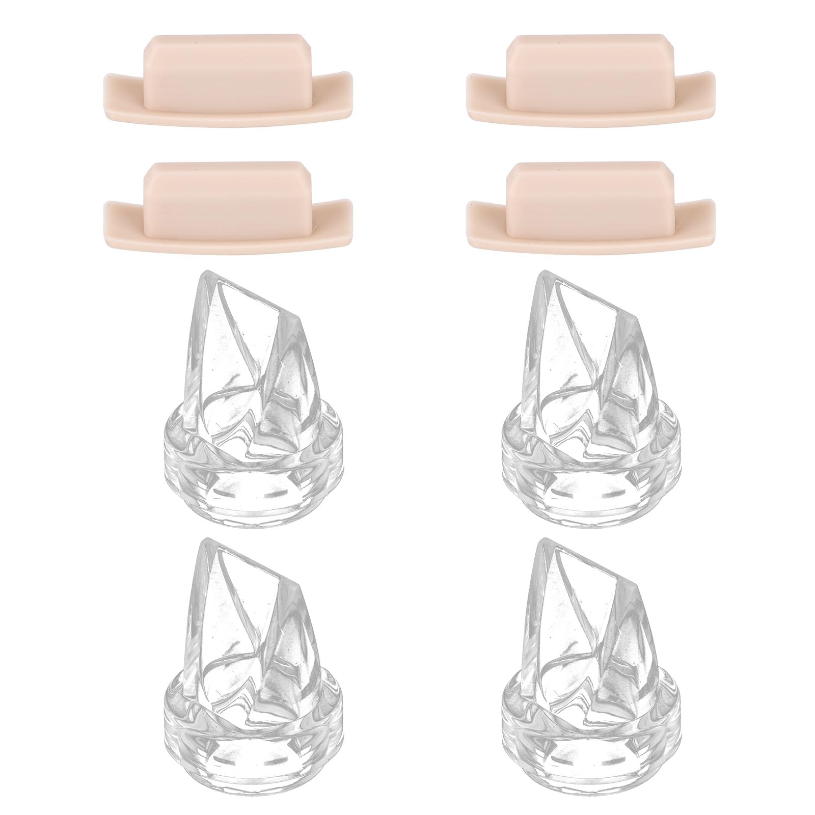 Fukaisu valves and spout caps for Eufy E10 set in packaging for easy replacement