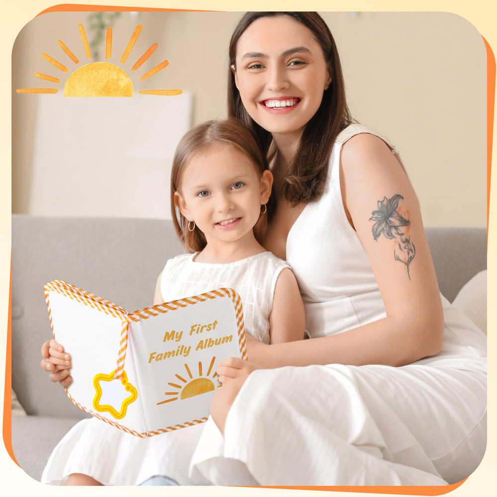 Fullhawl bright Sunshine patterns on the cover create a cheerful keepsake.