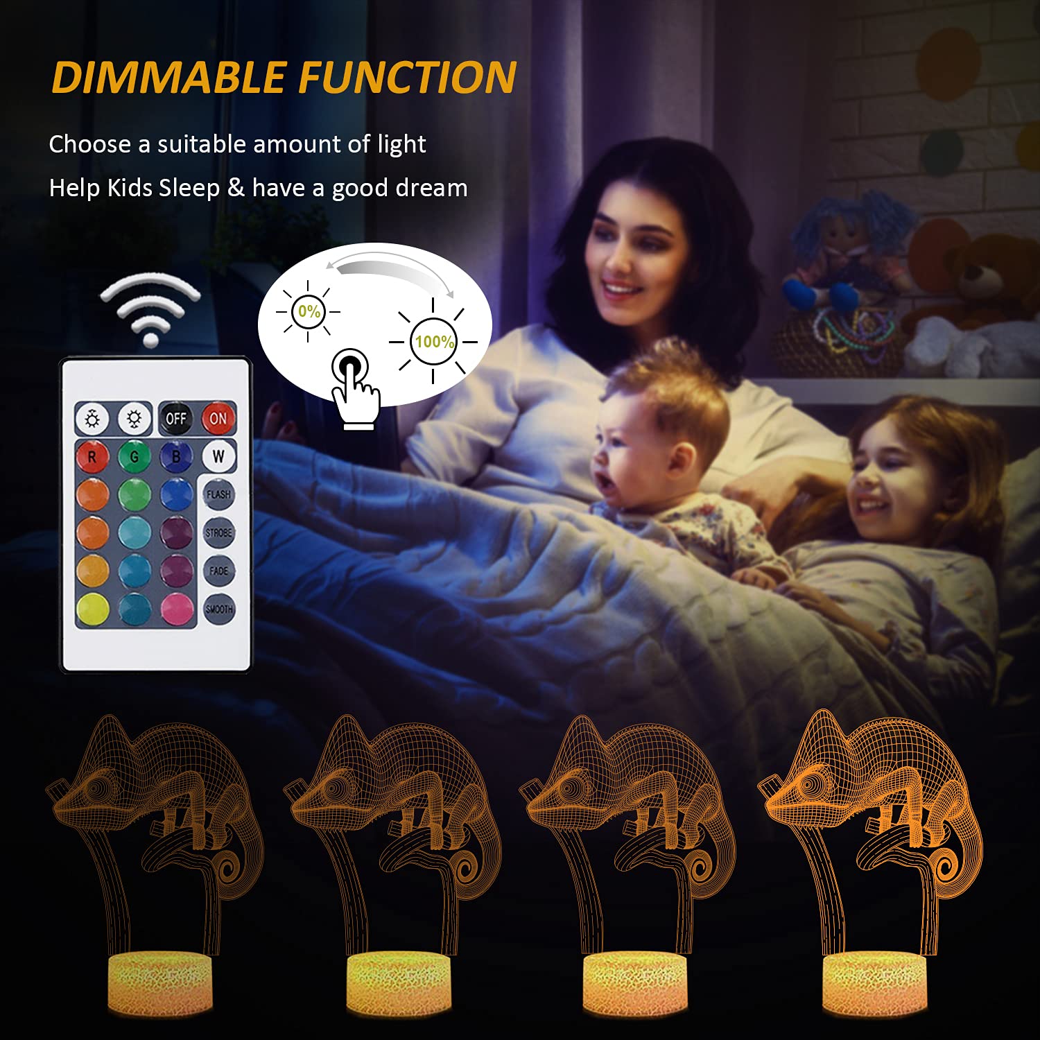 FulLOSUN Chameleon USB or battery power offers flexible placement.