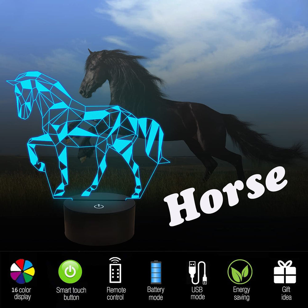 FULLOSUN horse illusion acrylic plate close-up highlights crisp 3D pattern and quality design.