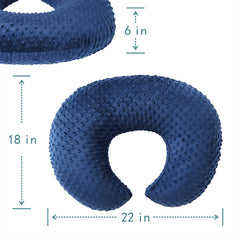 QUENESS Nursing Pillow ergonomic arm-support feature supports comfortable feeding