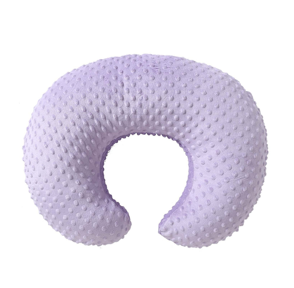 QUENESS nursing pillow large size shows extended cradle for mom and baby