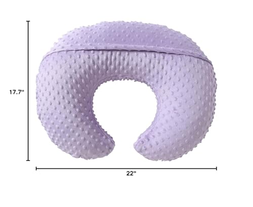 QUENESS nursing pillow orchid color enhances calm feeding routine