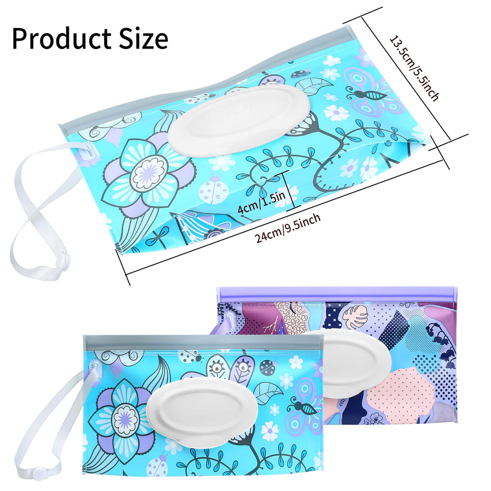 Fulushouxi baby wipes dispenser hanging on a diaper bag for travel convenience