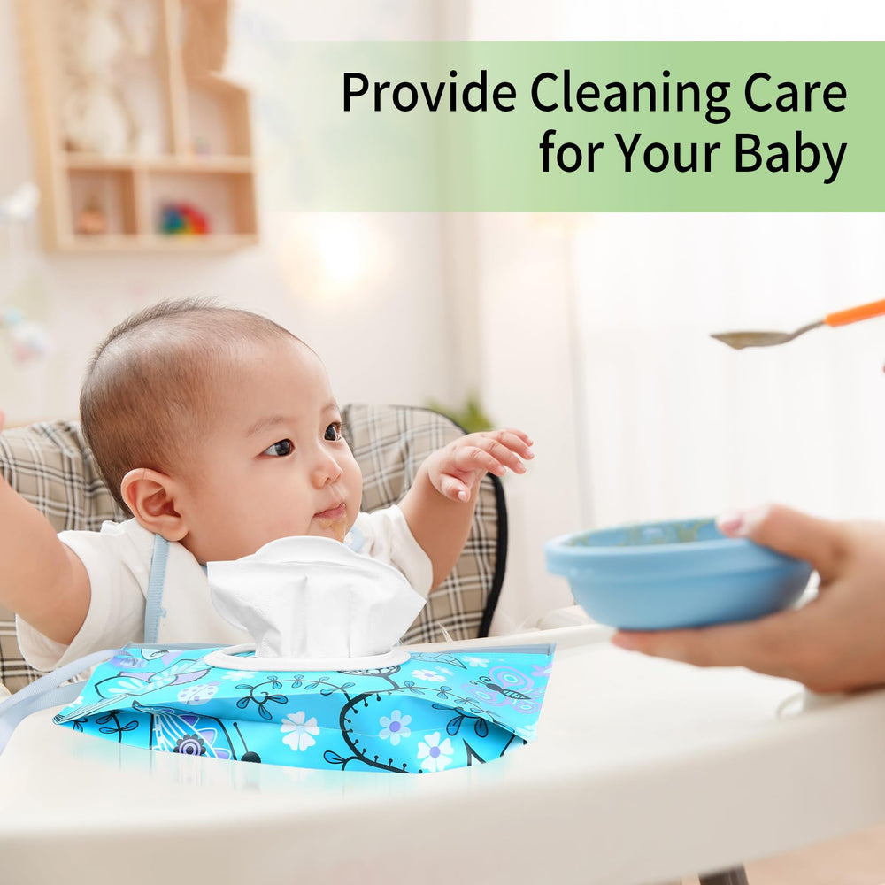 Fulushouxi baby wipes dispenser in travel scene showing portability