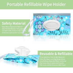Fulushouxi baby wipes dispenser wristband attachment for hands-free portability