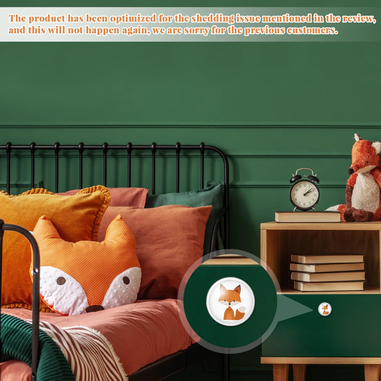 Fumete deer dresser knob creates woodland ambiance on furniture