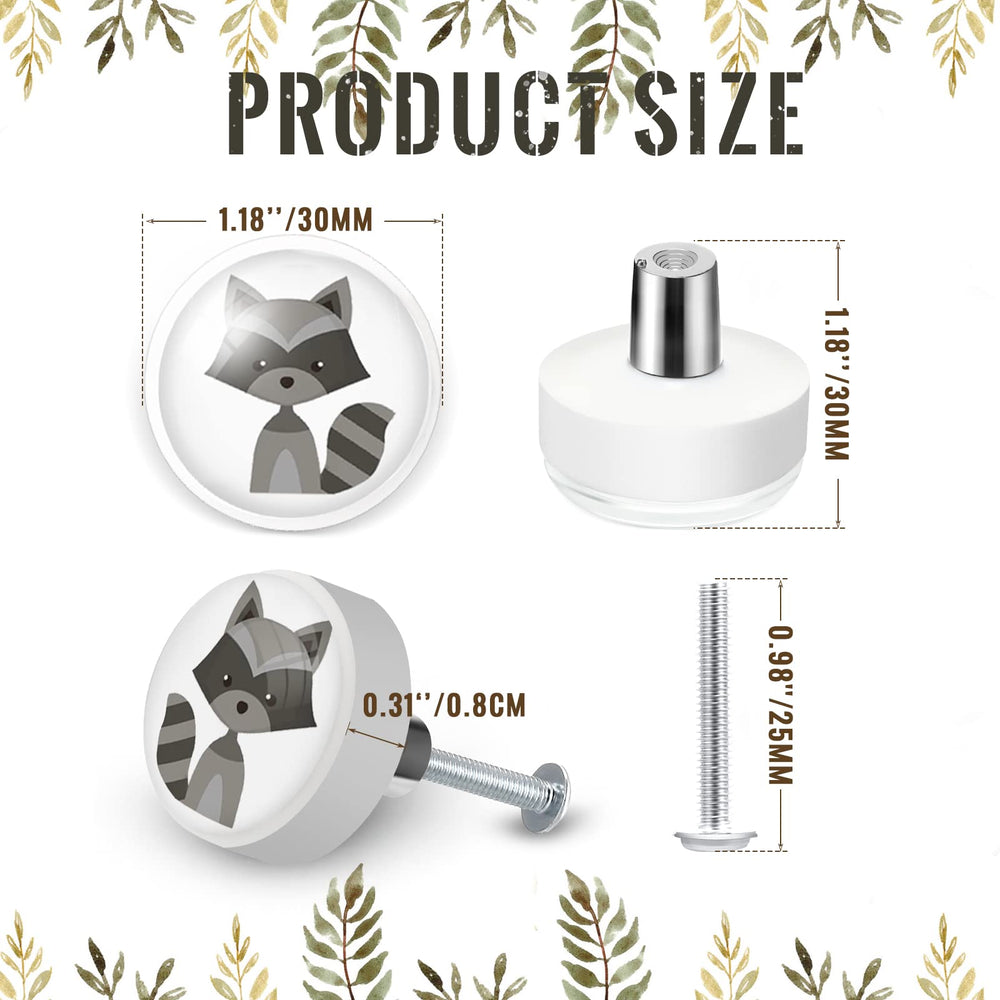 Fumete fox dresser knob adds friendly detail and easy grip for kids