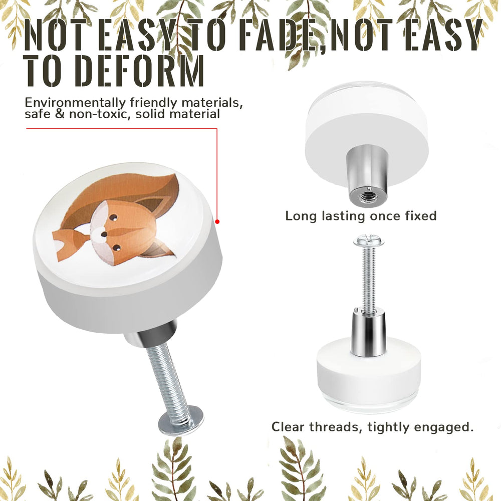 Fumete raccoon dresser knob promotes imaginative play and organization