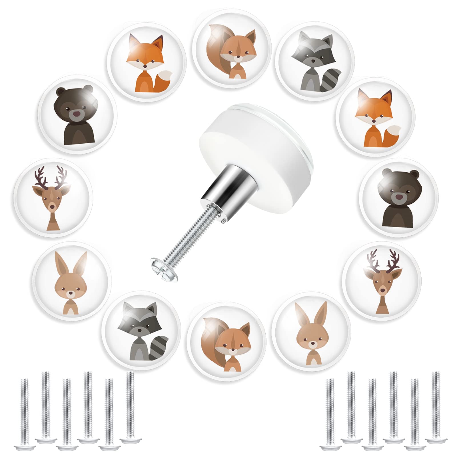 Fumete safari squirrel dresser knob enhances nursery storage with playful charm