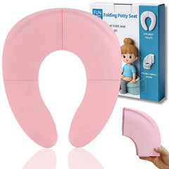 Funbliss folding potty seat closed for travel and storage