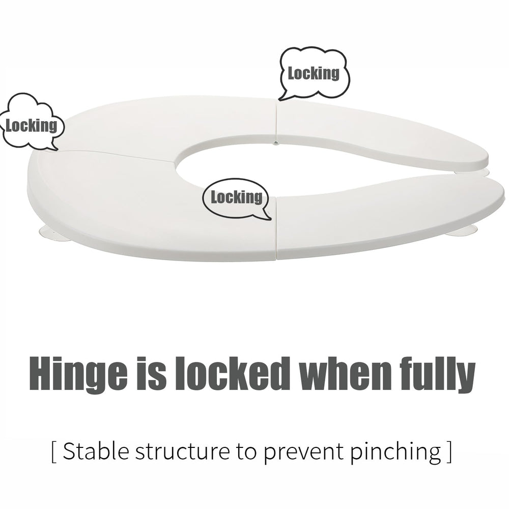 Funbliss folding potty seat open for easy use