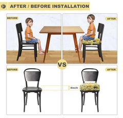 Funcority portable booster seat is lightweight for dining out or travel.