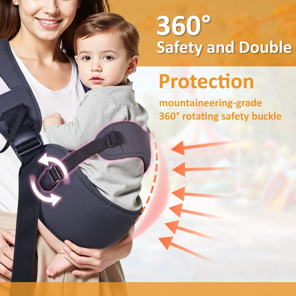 FUNITO Carrier Sling adjustable-straps for a personalized fit on diverse bodies.