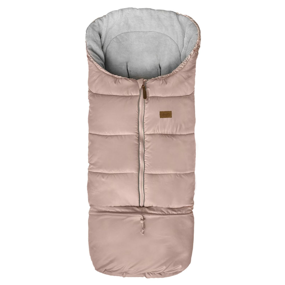 Funlife 0-5T stroller footmuff pink front view shows warm, protective fit