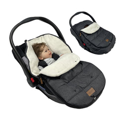 funlife 4in1 full-set image shows complete infant car seat coverage for all seasons