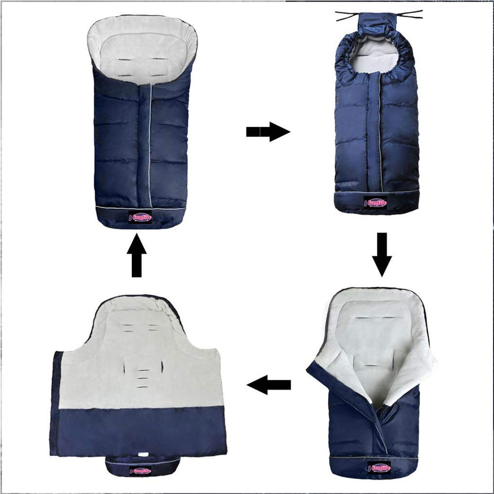 Funlife bunting bag waterproof foot area cleans easily