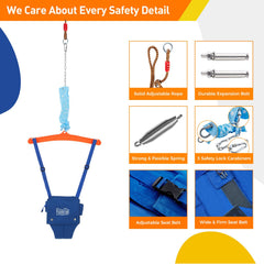 FUNLIO adjustable chain length for customized jump height and comfort.