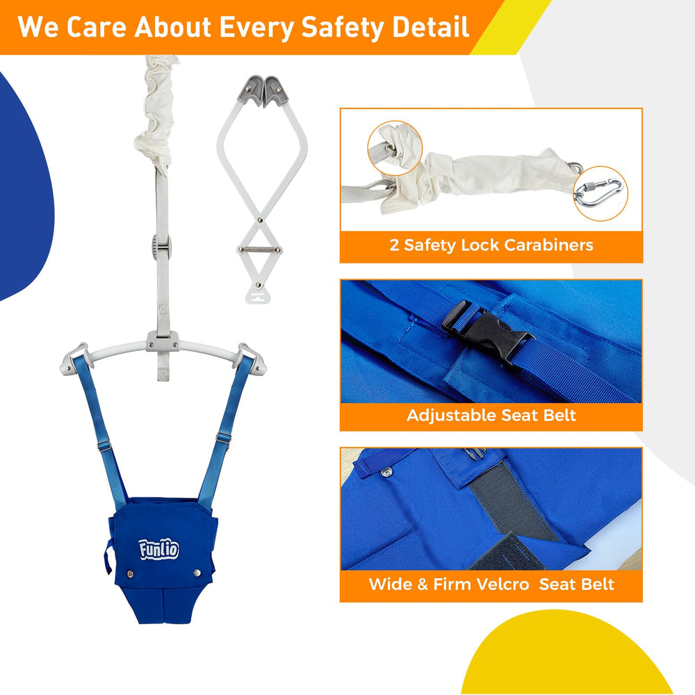FUNLIO Portable design image highlights easy storage and travel-ready setup.