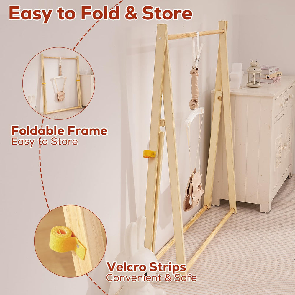 FUNLIO jumper features anti-slip pads to prevent slipping during use.