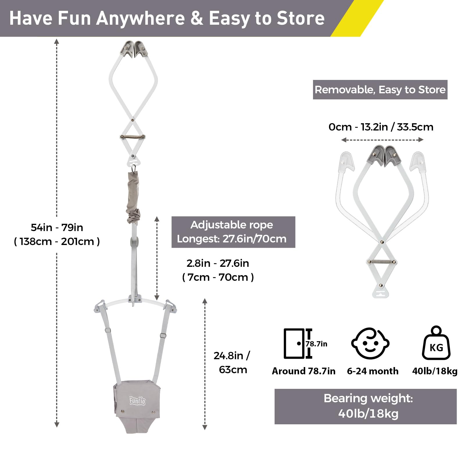 Funlio safety buckles ensure secure fit for safe movement