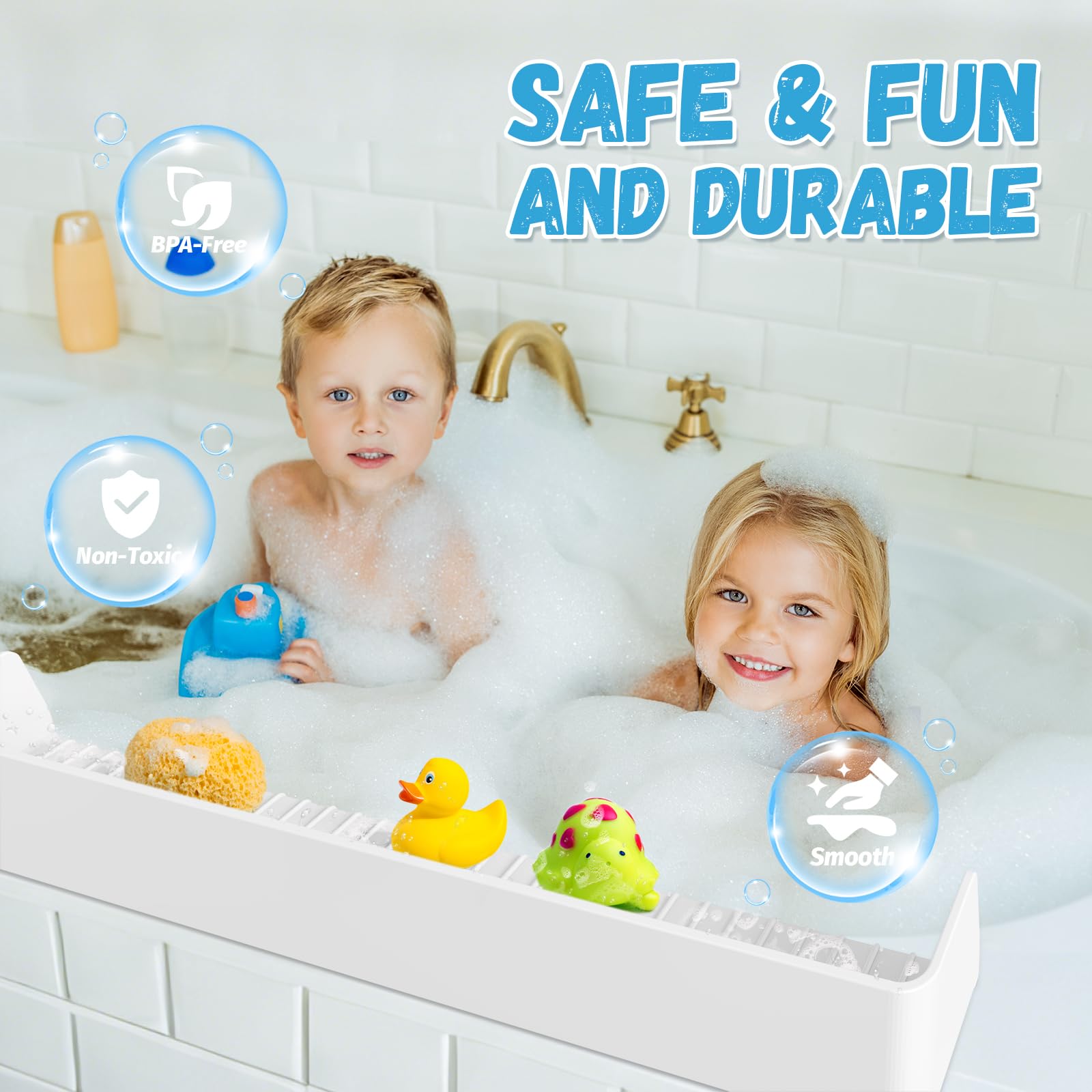 Funny Old Man Splash Guard folded for compact storage and travel convenience.