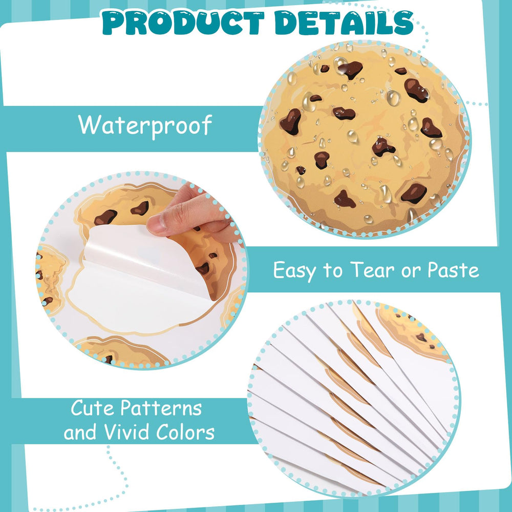 Funrous 3 inch cookie decals add playful detail to living rooms