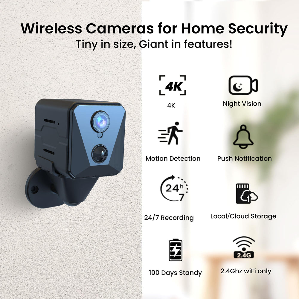 Funstorm 4K indoor camera with night vision clarity