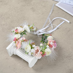 Funsveta pink-white crown accessories for dress-up and photoshoots.