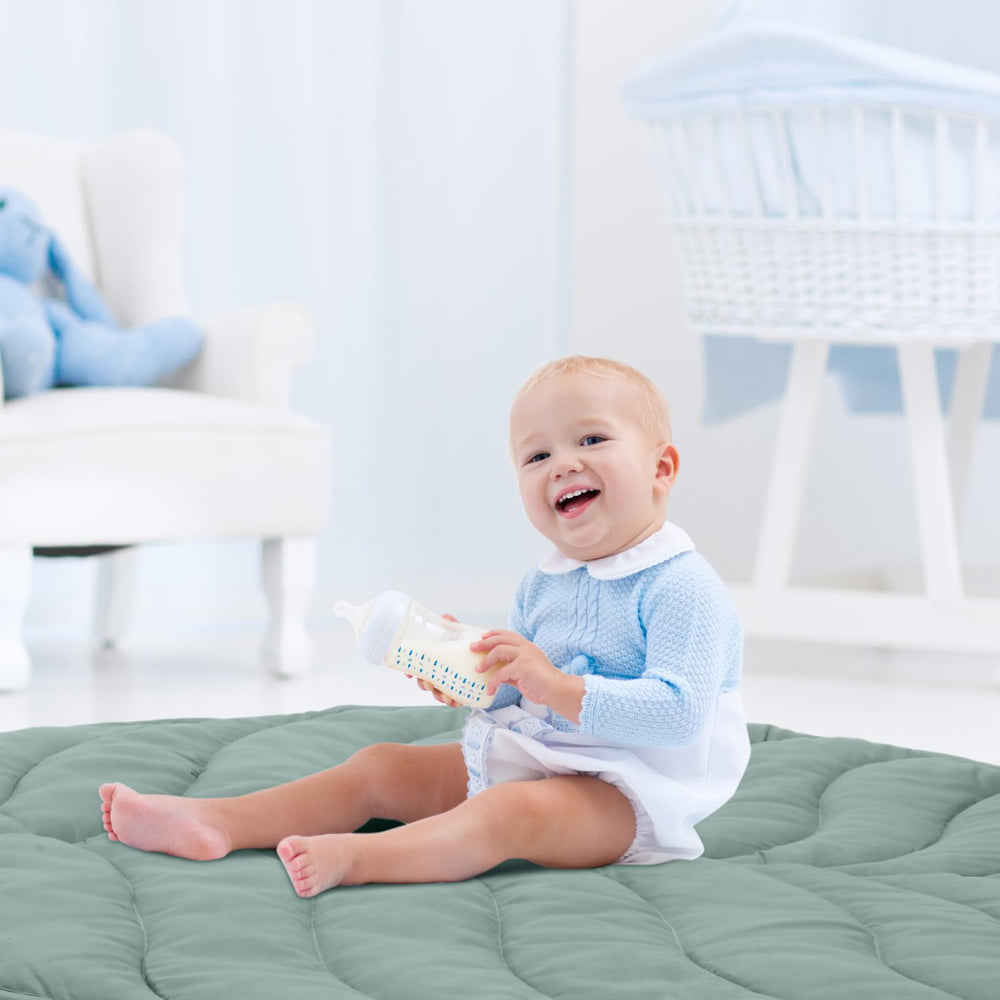 Funtery 56x42 inch mat, easy storage and quick cleanup when folded
