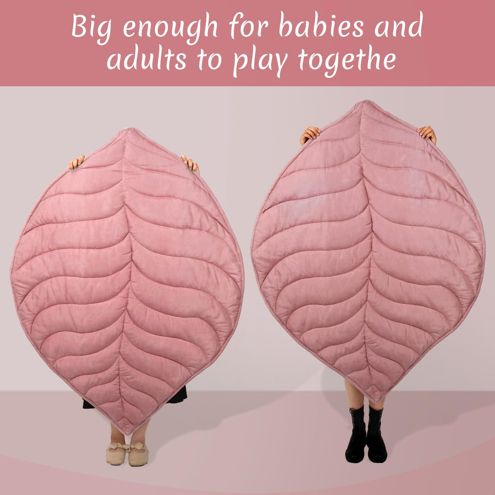 Funtery Soft cotton cushion offers plush comfort for tummy time.