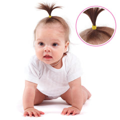 Funtopia small 2 cm diameter hair ties ideal for fine hair and small ponies.